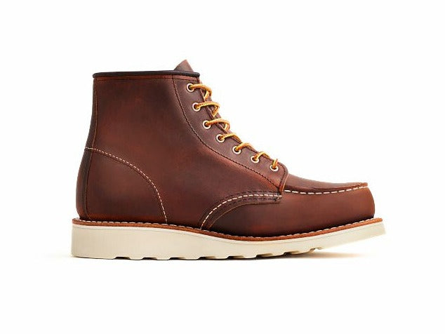 Red Wing Women's 6-inch Classic Moc, Copper Rough & Tough Leather, 3428