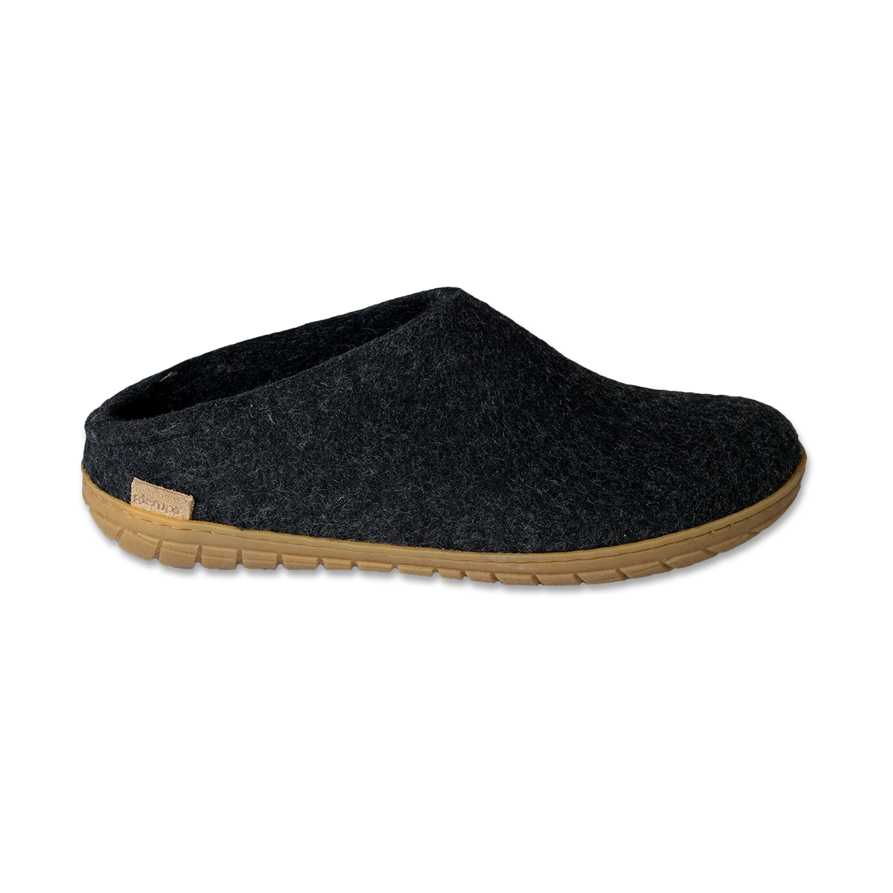 Glerup Slip On Charcoal Natural Rubber