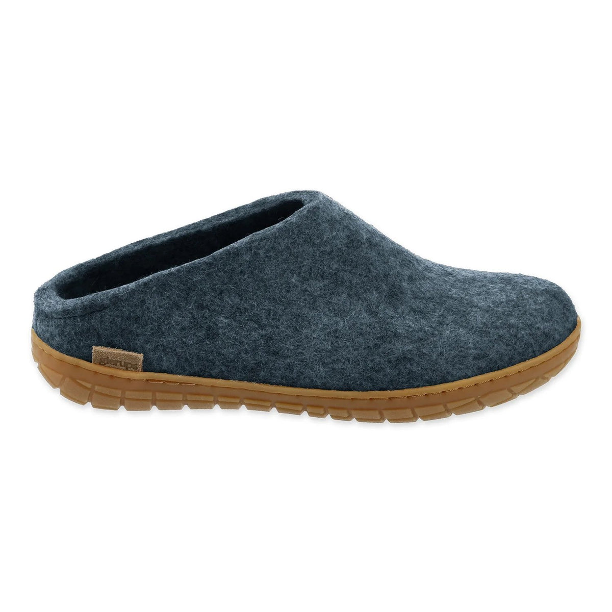 Glerup Slip On Denim Natural Rubber