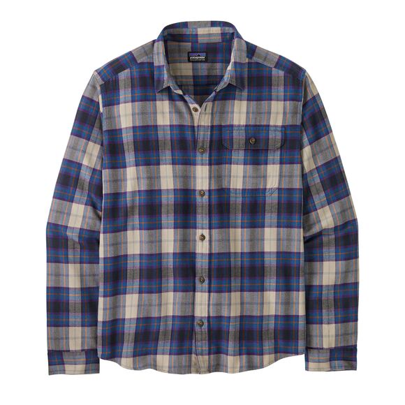 Men's Long Sleeved Cotton in Conversion Lightweight Fjord Flannel Shirt 42410