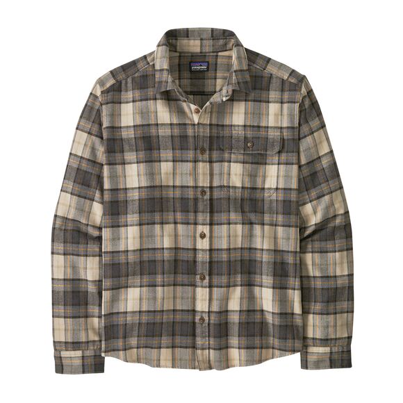 Men's Long Sleeved Cotton in Conversion Lightweight Fjord Flannel Shirt 42410