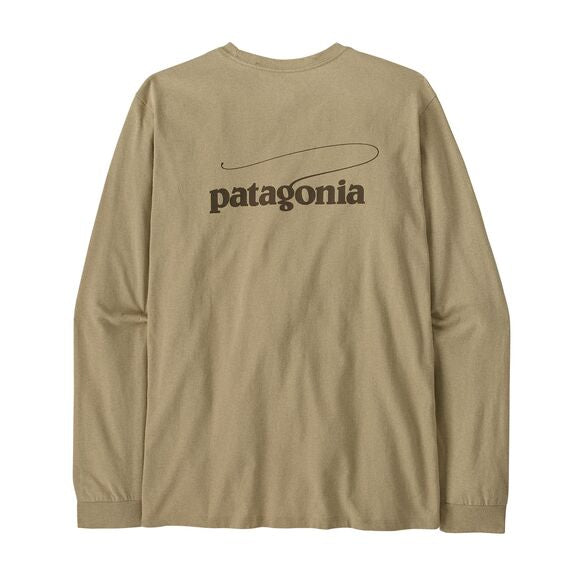 Men's Long-Sleeved Casting Logo Responsibili-Tee 37819