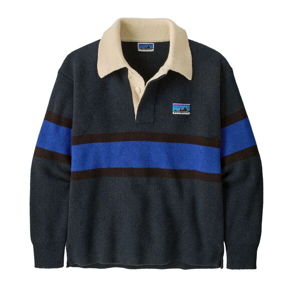 Recycled Wool-Blend Rugby Sweater 50900