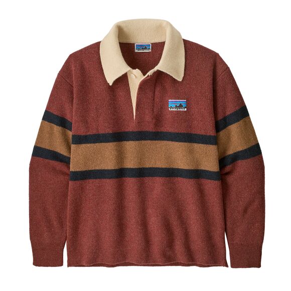 Recycled Wool-Blend Rugby Sweater 50900