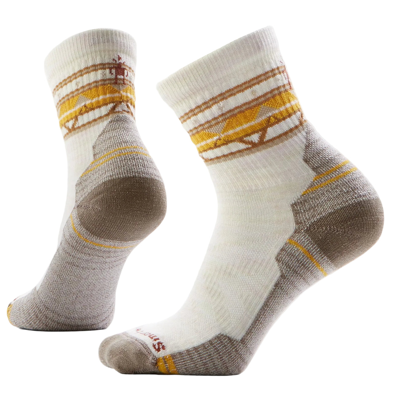 Women's Hike Light Cushion Zig Zag Valley Mid Crew Socks SW001580