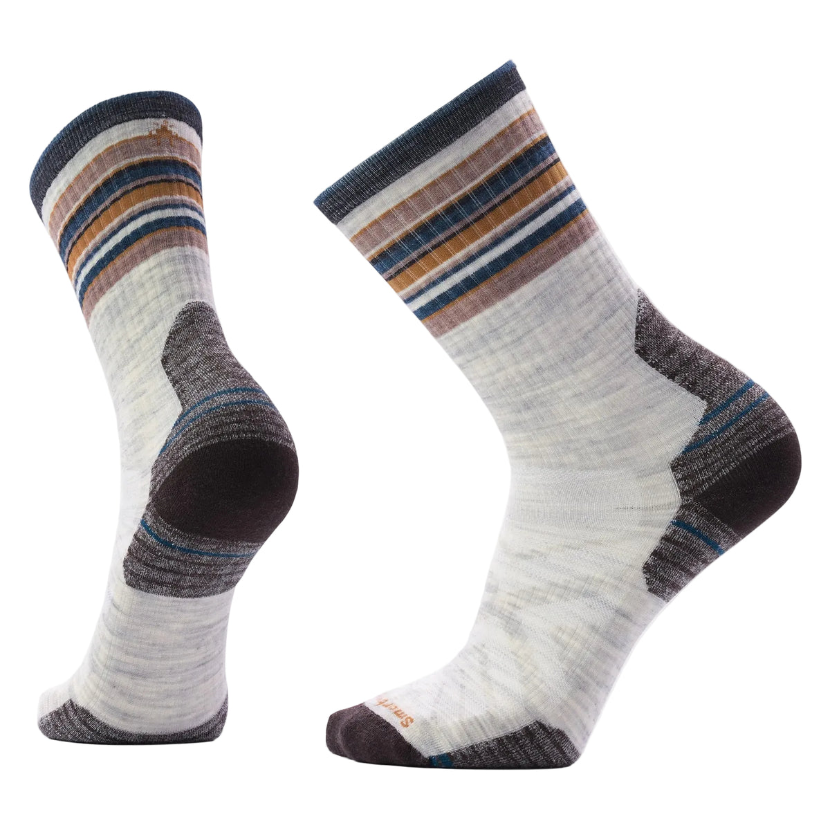 Hike Targeted Cushion Striped Crew Socks SW003131