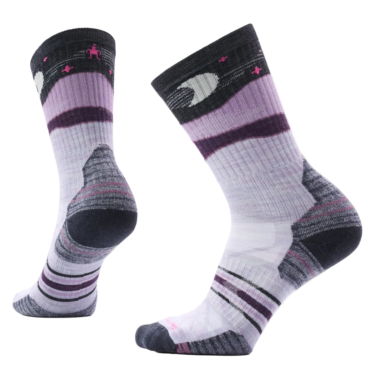 Women's Hike Targeted Cushion Lunar Trek Crew Socks SW003134