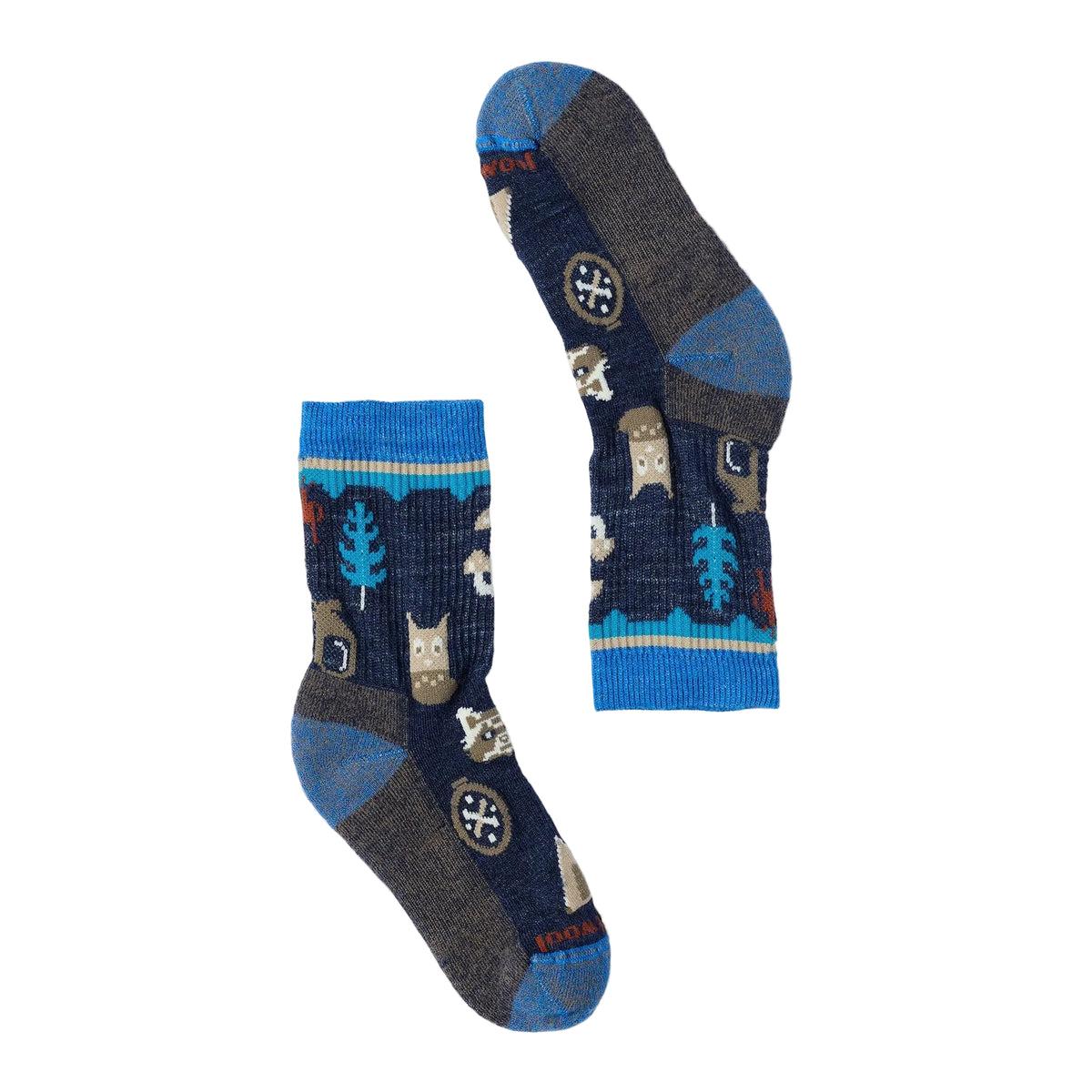 Kids' Hike Light Cushion Critter Cache Crew Socks SW003141