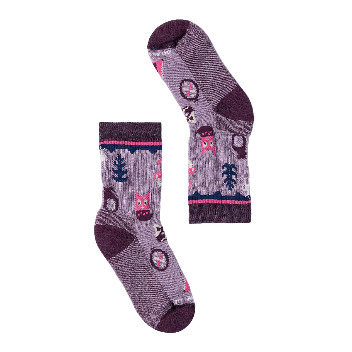 Kids' Hike Light Cushion Critter Cache Crew Socks SW003141