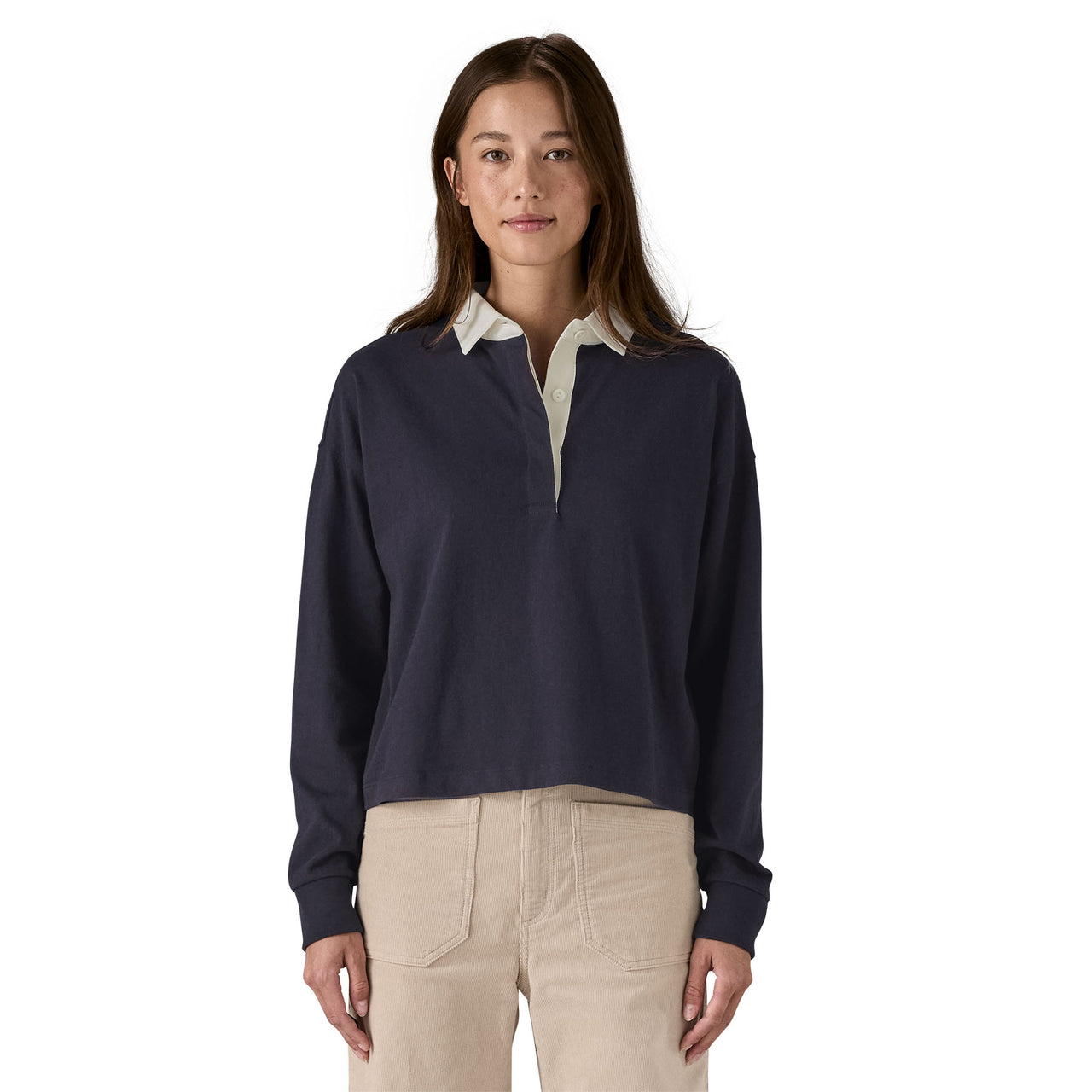 Women's Long-Sleeved Rugby Shirt 42395